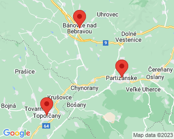 Google map: Partizánske